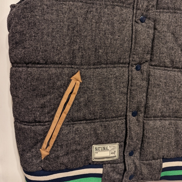 NFL TEAM SEATTLE SEAHAWKS VEST MENS SIZE XL - Picture 3 of 8